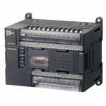 Контроллер CP1E-N, 18 вх., 12 вых. (NPN), питание 220В, 1 порт RS-232 (DB9) + 1 опц. порт, до 3 модулей расширения CP1W/CPM1A; 8К шагов прогр., 8К слов данных