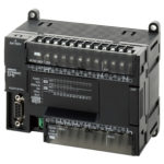 Контроллер CP1E-N, 18 вх., 12 вых. (реле), питание 220В, 1 порт RS-232 (DB9) + 1 порт RS-485, до 3 модулей расширения CP1W/CPM1A; 8К шагов прогр., 8К слов данных