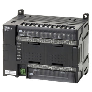 Контроллер CP1L, 18 вх., 12 вых. (PNP), питание 24В=, встроенный порт Ethernet, 2 опц. порта — Omron