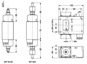 Реле  давления Danfoss-060B017666