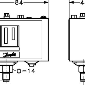 KP 1A Реле давления - Danfoss