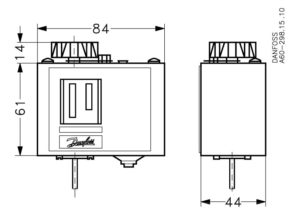 Реле температуры Danfoss-060L124966
