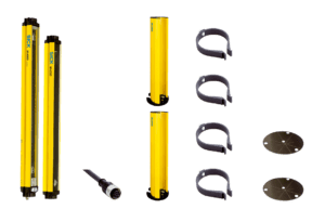 Многолучевые световые барьеры безопасности, M4000 Std. basic set 2-beam A/P + columns — Sick