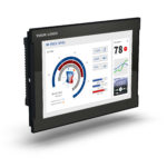 Industrial Panel PC with Intel® Celeron® 3965U, 4 GB DRAM (non-ECC), 128 GB SSD iMLC, WIN 10 IoT Ent. (64-bit), 1 PCIe + 2 drive slots, NY Monitor Link, 15.4" (1280x800) display with capacitive touchscreen, build-in type, with custom logo - TEMPLATE