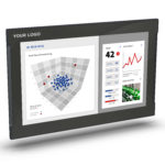 Industrial Panel PC with Intel® Celeron® 3965U, 8 GB DRAM (non-ECC), 64 GB CFast iMLC, WIN 10 IoT Ent. (64-bit), No exp. slots, No I/F option, 18.5" (1920x1080) display with capacitive touchscreen, build-in type, with custom logo - TEMPLATE