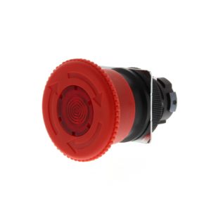 Кнопка аварийного останова, с подсветкой, диаметр 40мм, push-lock/turn-reset, IP65 — Omron