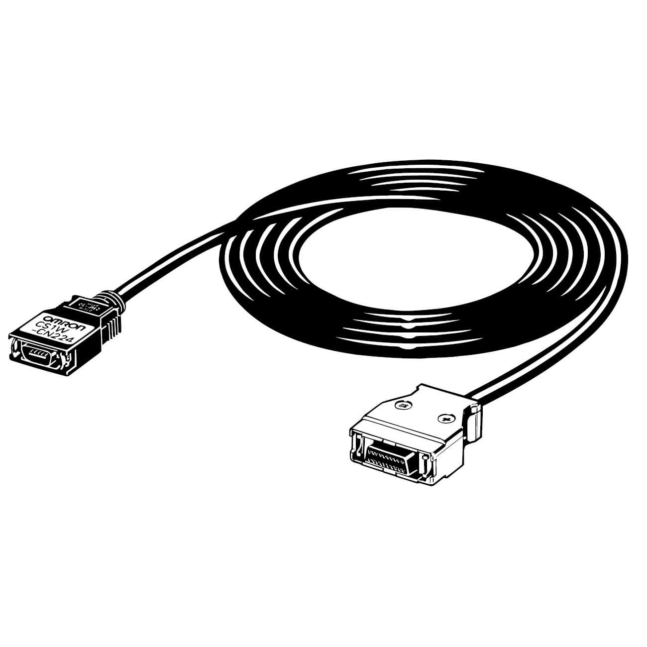Кабель (6 м.) для консоли програмимрования C200H-PRO27-E к периферийному порту CS1/CJ1/CQM1H/CPM2C