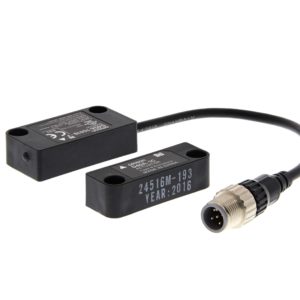 Non-contact door switches, Pigtail with M12 connector 4-pole — Omron