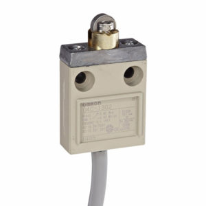 Концевой выключатель серии D4C, ток 5 A, напряжение 250  V AC ( 4 A, 30 V DC), кабель VCTF, маслостойкий, 5 м, роликовый плунжер — Omron