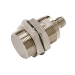 Proximity sensor, inductive, nickel-brass, short body, M30, shielded, 10 mm, DC, 3-wire, PNP NC, M12 connector