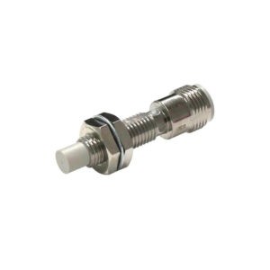 Proximity sensor, inductive, short SUS body M8, unshielded, 2 mm, DC, 3-wire, PNP NC,  M12 connector — Omron