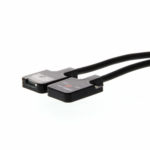 Датчик фотоэлектрический, на пересечение луча, 300мм, DC, 3-wire, PNP, dark-on, flat-form, кабель 2м, крепление М2