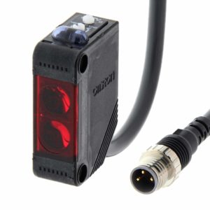 Датчик фотоэл. прямоуг. E3Z, рефлекторный MSR, 4м, NPN, кабель 0.3м с разъёмом M8 3-pin — Omron