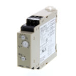 Таймер аналоговый, монтаж на DIN рейку, 22.5mm, SPDT, 4 режима работы, 12 VDC, 5 А