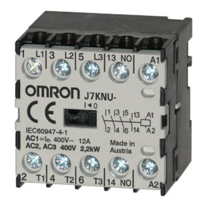 Микроконтактор серии J7KNU, 5 А, АС3 400 В˜, 4 NO, напряжение катушки 48 B˜ — Omron