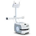 Мобильный робот LD-130CT (OS32C LiDAR), грузоподъемность 130 кг, макс. скорость 0.9 м/с , + комплект для зарядки, без батареи: сенсорный экран, боковой лазер, док-станция, кабель для зарядки батареи от док-станции (0.45 м)