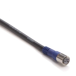 Кабель с гнездом M8 4-pin, прямое, ПВХ, 5м, basic line — Omron