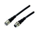 Кабель датчика, гнездо M8 4-pin нерж. сталь, прямое, ПВХ, IP69K, 5м