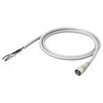 Кабель датчика с гнездом M12 Smartclick, прямое, 4-пров., 1м, IP69K, огнестойкий, изгибостойкий(робототехн.)