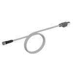 Кабель Ethernet с разъемами RJ45/M12 (прямого типа, розетка), экранированный, категории 5, 3 м