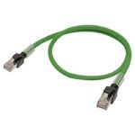 Кабель Ethernet с разъемами RJ45, экранированный, категории 5, 5 м, зеленый