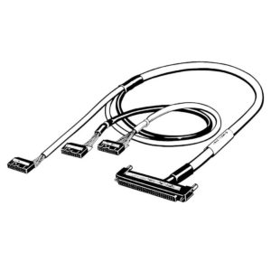 Кабель (2+1.75+1)м.: Fujitsu,60 пин (ПЛК 96 I/O) - 3 х MIL,20 пин (для XW2B-20G@) — Omron