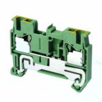 Клемма серии XW5 Push-in Plus , 2.5 мм2, один полюс, однорядная, 1:1, земля, напряжение 800 В, ток 24 А